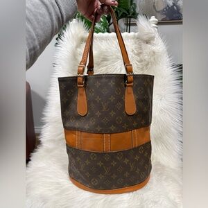 Authentic Louis Vuitton Monogram Bucket Bag Limited Edition